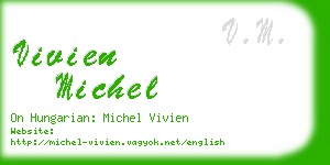 vivien michel business card